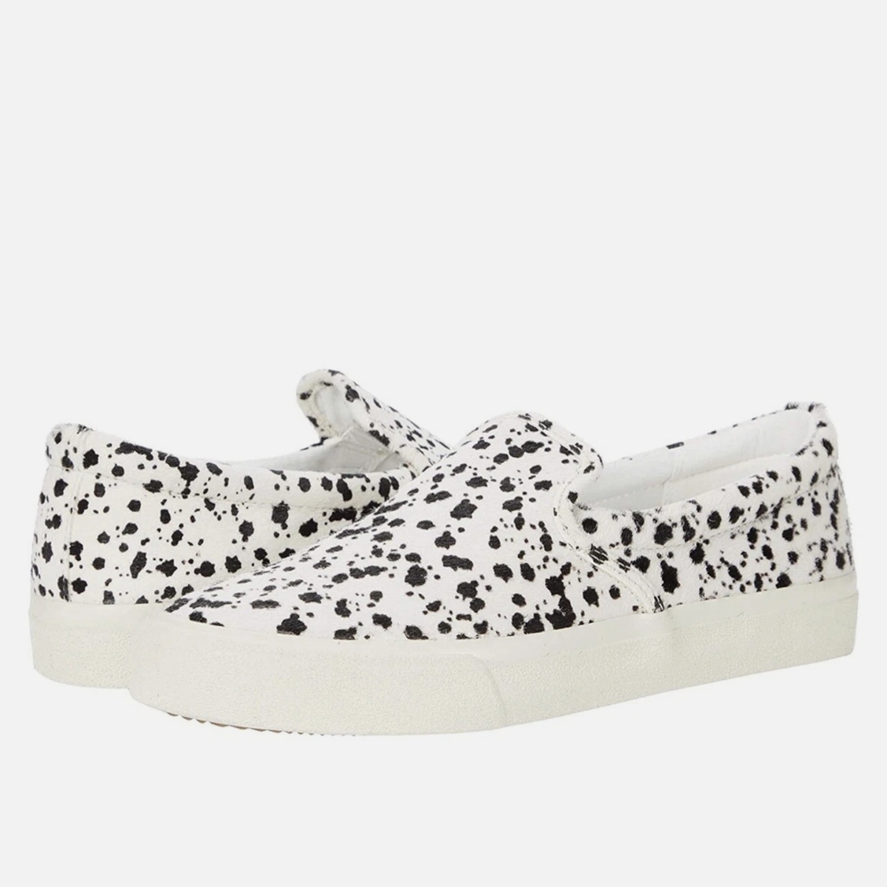 Madewell Black and White Dalmatian Print Sneakers